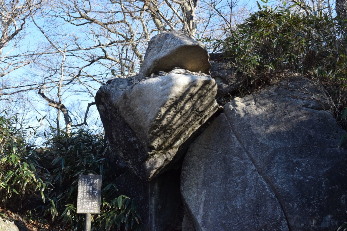 筑波山ガマ石