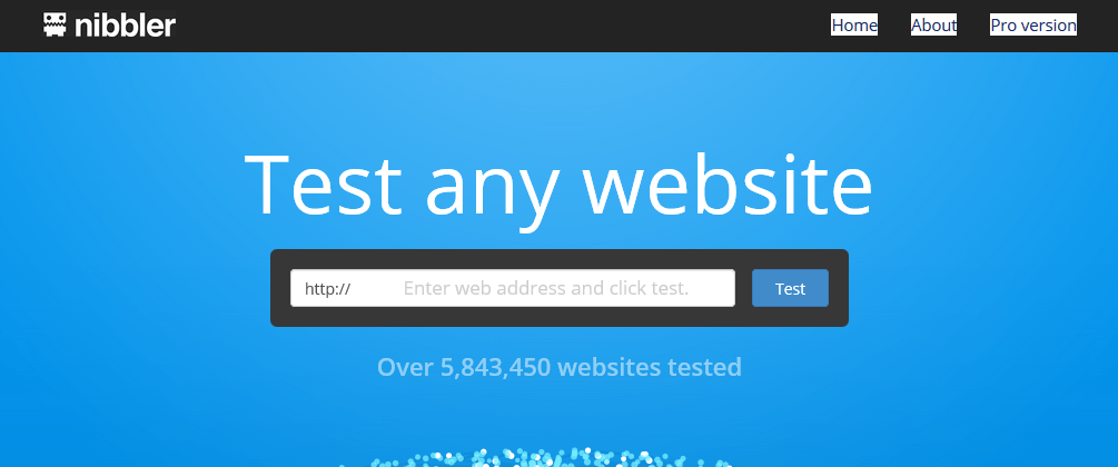 Nibbler Test any website