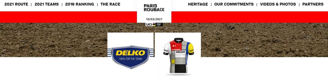 DELKO-Look 1985 La Vie Claire colours reimagined on Paris-Roubaix