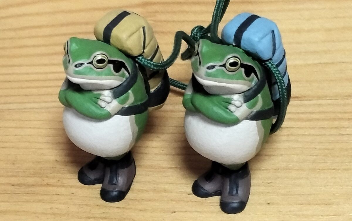 カエルの森工房無事カエルストラップ