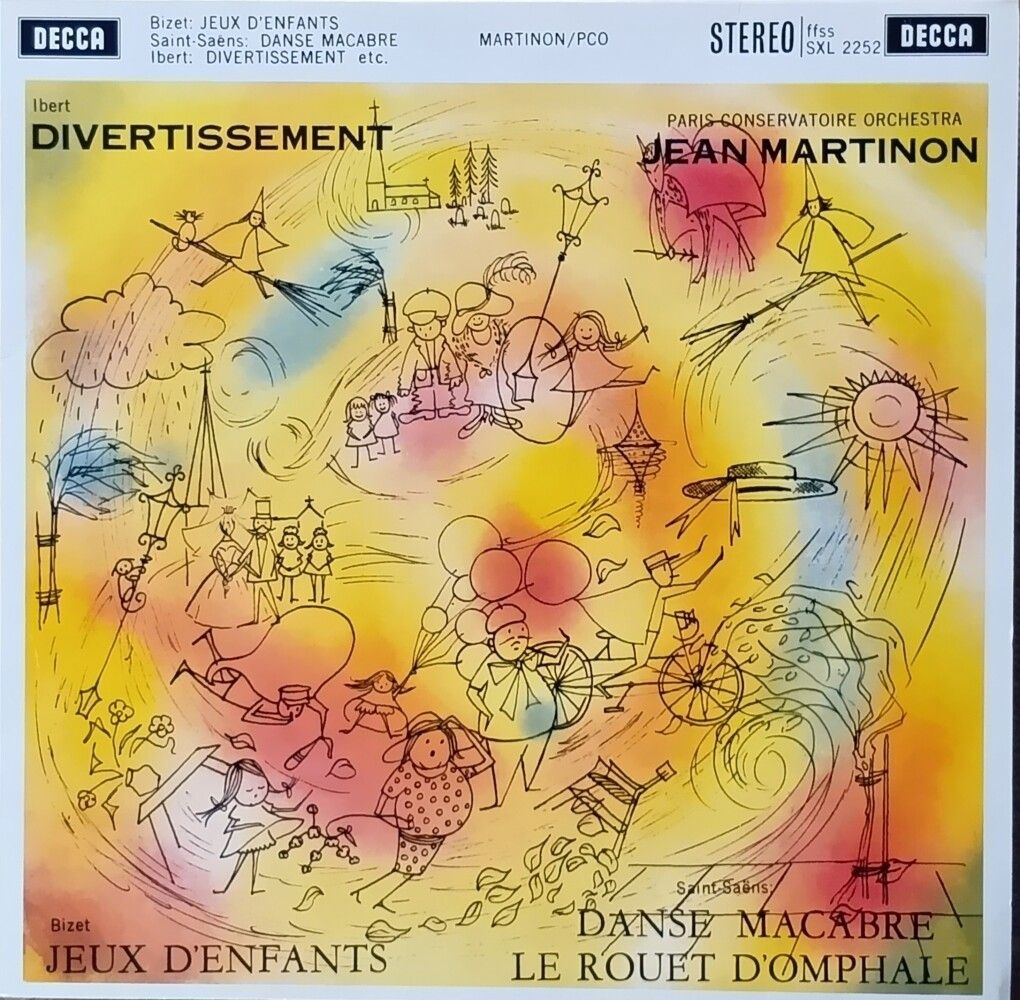 ジャン・マルティノン フランス管弦楽曲集DECCA SXL-2252