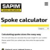 Spoke calculator | Sapim